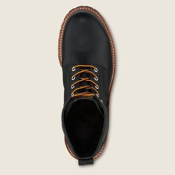 Bottes de Sécurité Red Wing - Loggermax - 9-Inch Toe - Made To Order - Noir - Homme 047MUYHOT